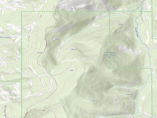 USGS topographic map of 916 2991 -11 Truman Area