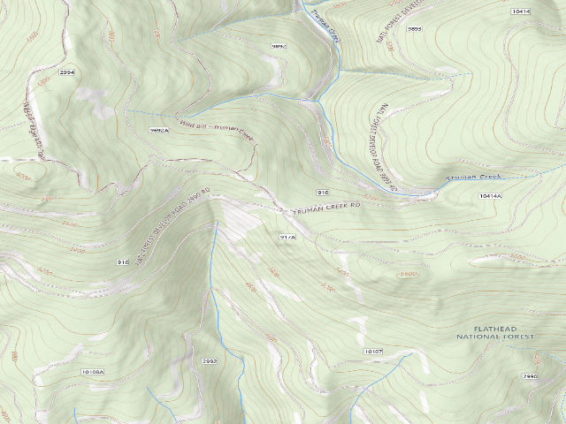 USGS topographic map of 916-5 Truman Area