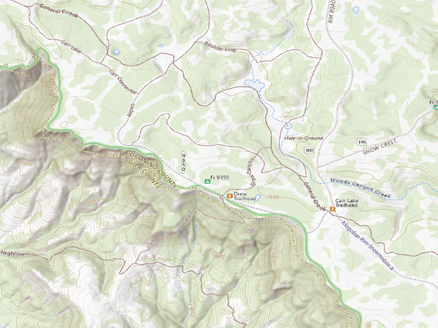 USGS topographic map of 9350 Camping Area
