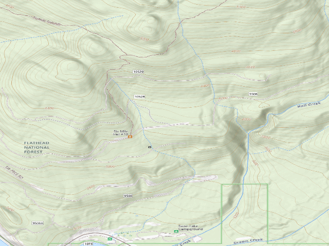 USGS topographic map of 9508-4 Six Mile Road