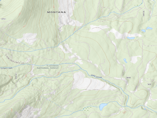 USGS topographic map of 9568--4 Jim Lakes Road