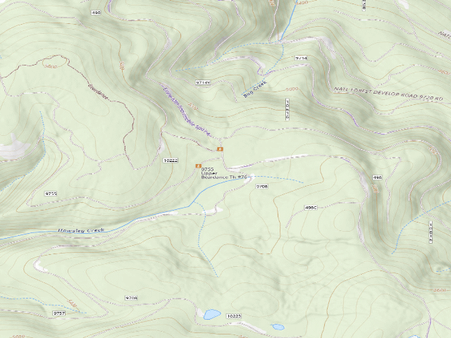 USGS topographic map of 9708-Rd Stub