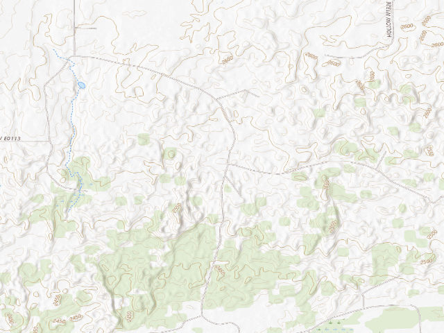 USGS topographic map of A Frame Oil Camp (Beaver River WMA)