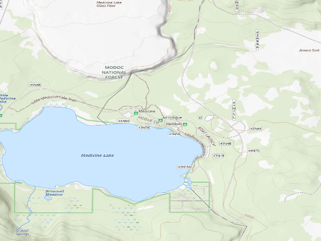 USGS topographic map of A.H.Hogue