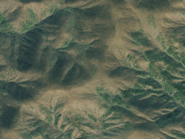 Aerial image of A.T. Black Mountain Gap Shelter