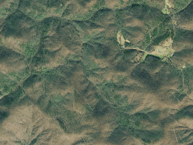 Aerial image of A.T. Gooch Mountain Shelter