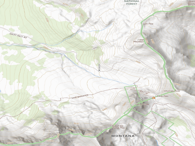 USGS topographic map of Abundance-001