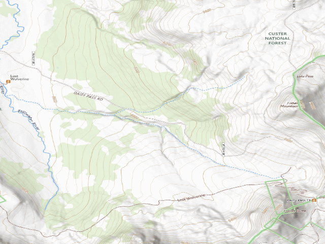 USGS topographic map of Abundance-005