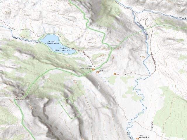 USGS topographic map of Abundance-008