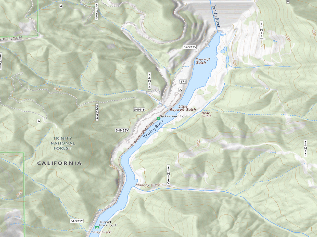 USGS topographic map of Ackerman Cg-F