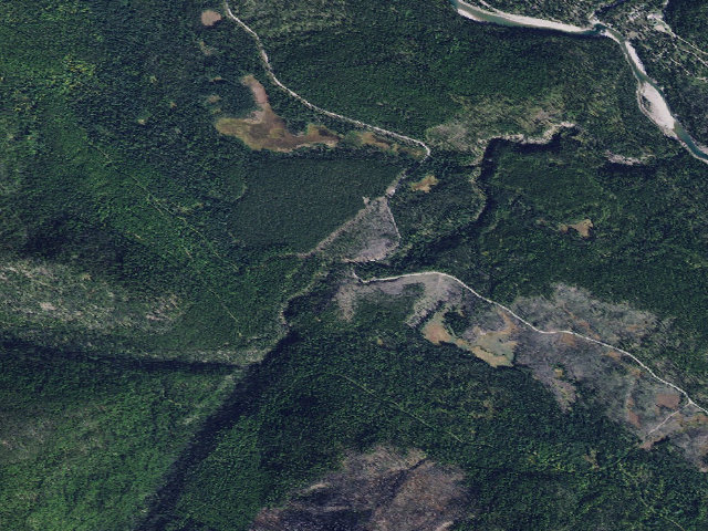 Aerial image of Addition Creek