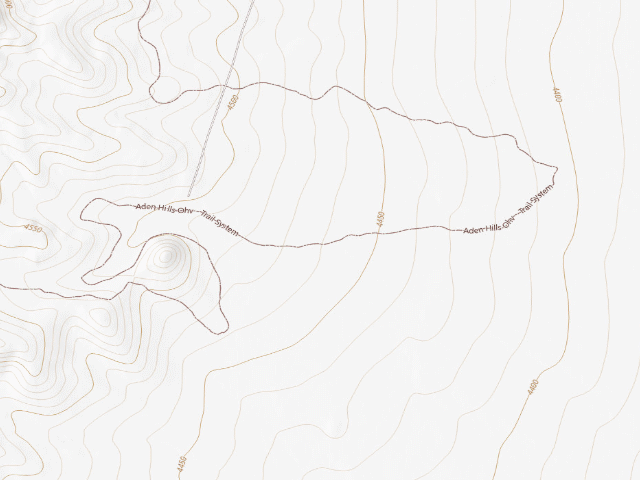 USGS topographic map of Aden Hills Off-Highway Vehicle Area