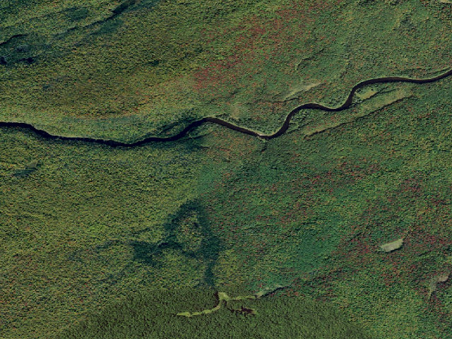 Aerial image of Administrative Road Campsite (Black River Wild Forest)