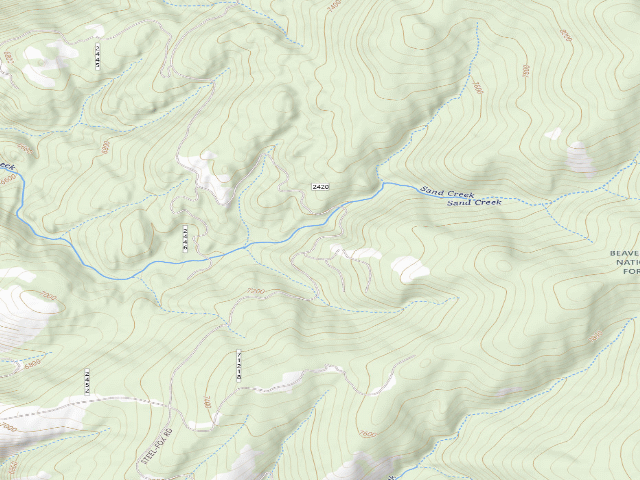 USGS topographic map of After Kevin
