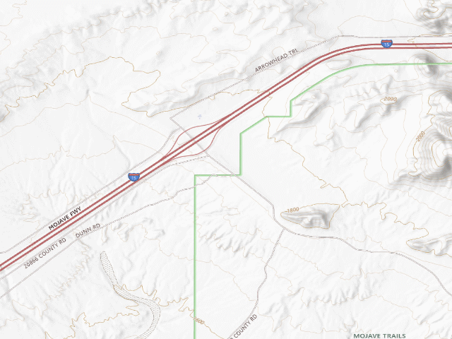 USGS topographic map of Afton Canyon