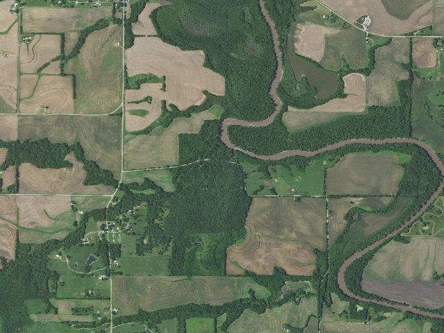 Aerial image of Agency Conservation Area