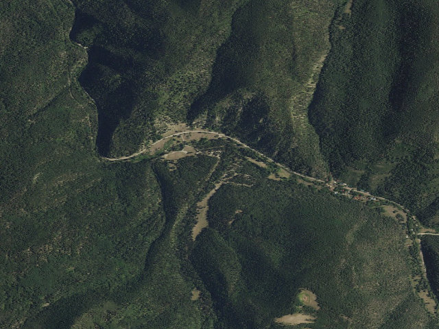 Aerial image of Agua Piedra Group Area