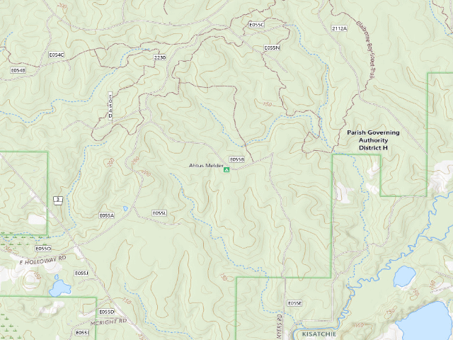 USGS topographic map of Ahtus Melder