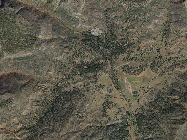 Aerial image of Airplane Flat Campground