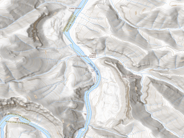 USGS topographic map of Airstrip 4