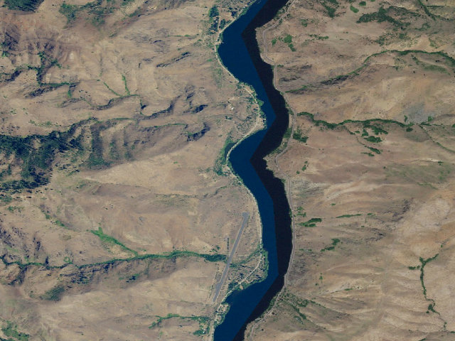 Aerial image of Airstrip Campground