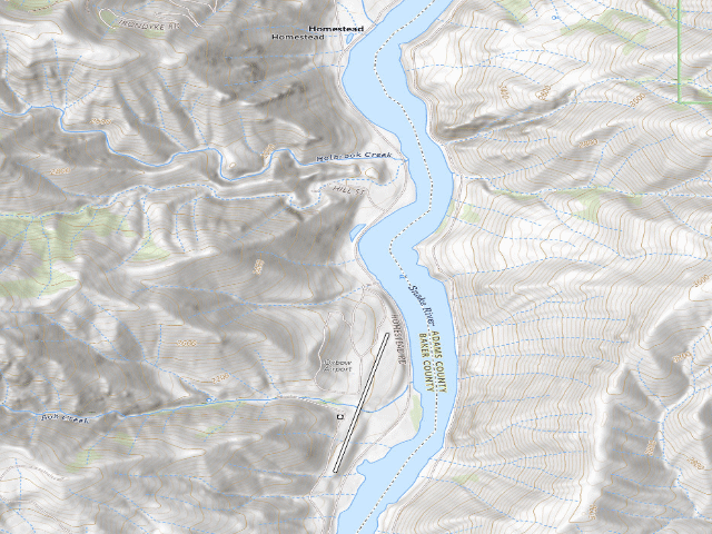 USGS topographic map of Airstrip Campground