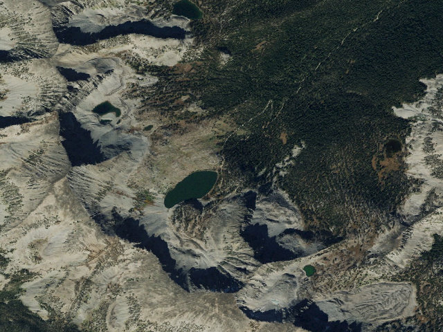 Aerial image of Ajax Lake
