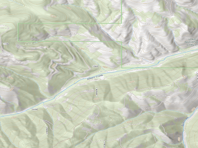 USGS topographic map of Albert 2