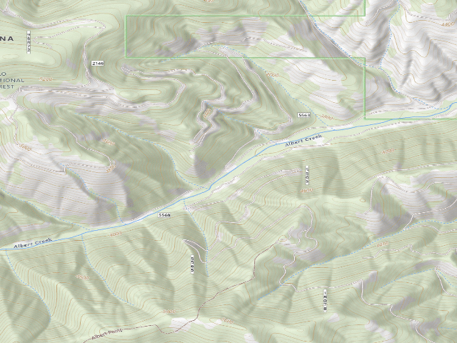 USGS topographic map of Albert 3
