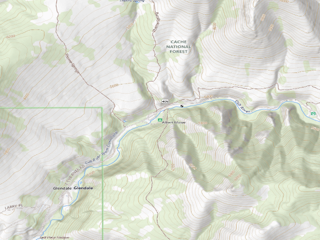USGS topographic map of Albert Moser