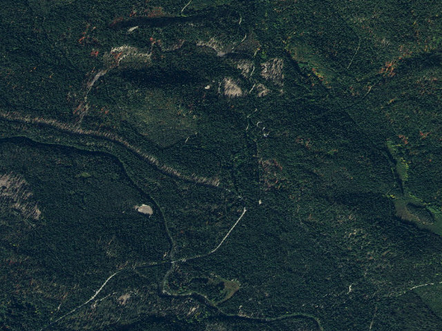 Aerial image of Alder Creek Horse Camp