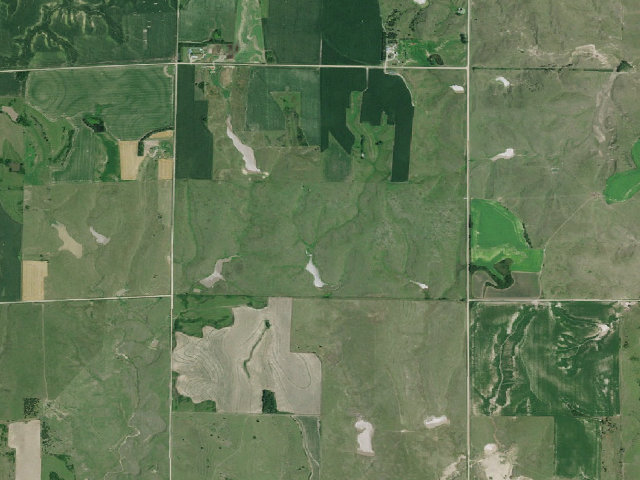 Aerial image of Alfon C. Haring Memorial WMA