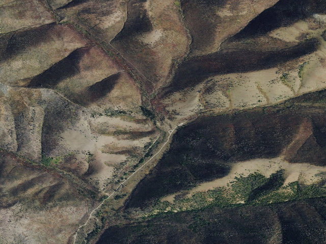 Aerial image of Alice Creek Dispersed Site