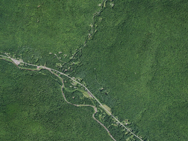 Aerial image of Allaben Roadside Campsite [DEC #228935] (Shandaken Wild Forest)