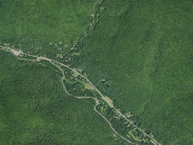 Aerial image of Allaben Roadside Campsite [DEC #228936] (Shandaken Wild Forest)
