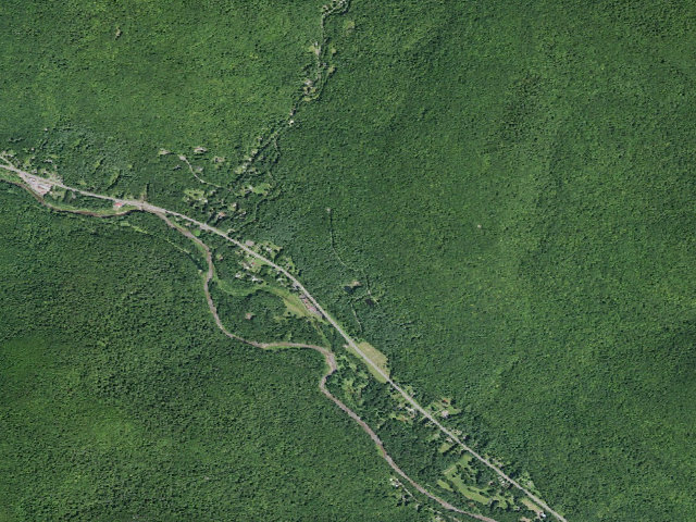 Aerial image of Allaben Roadside Campsite [DEC #228937] (Shandaken Wild Forest)