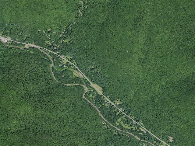 Aerial image of Allaben Roadside Campsite [DEC #228938] (Shandaken Wild Forest)