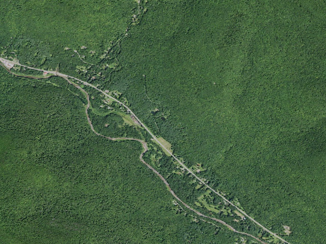 Aerial image of Allaben Roadside Campsite [DEC #228939] (Shandaken Wild Forest)