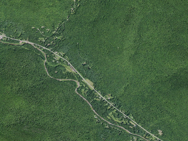 Aerial image of Allaben Roadside Campsite [DEC #228940] (Shandaken Wild Forest)