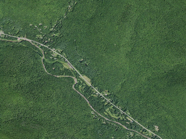 Aerial image of Allaben Roadside Campsite [DEC #228941] (Shandaken Wild Forest)