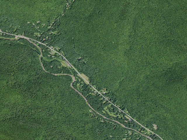 Aerial image of Allaben Roadside Campsite [DEC #228942] (Shandaken Wild Forest)