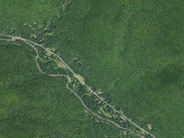 Aerial image of Allaben Roadside Campsite [DEC #228943] (Shandaken Wild Forest)