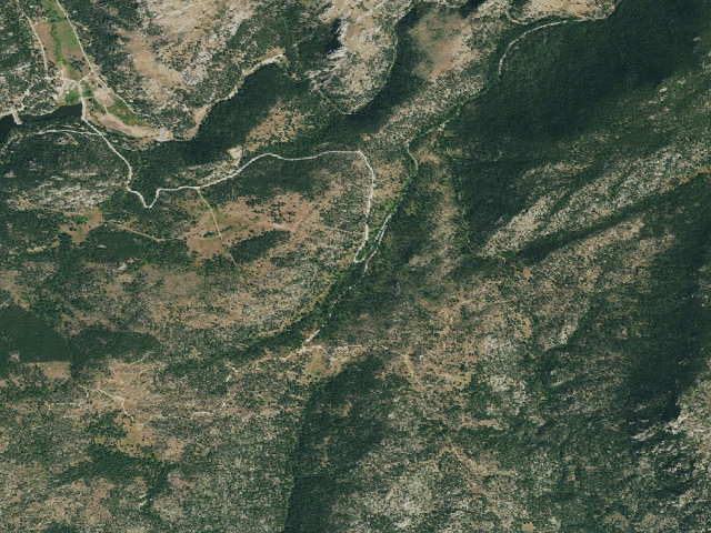 Aerial image of Allenspark Dispersed Camping