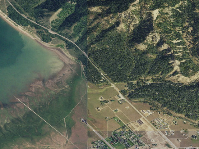 Aerial image of Alpine Campground & Group Area
