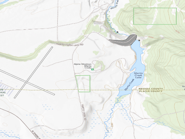 USGS topographic map of Alpine Meadows (Martis Creek)