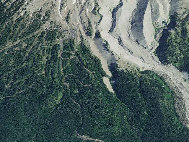 Aerial image of Alpine