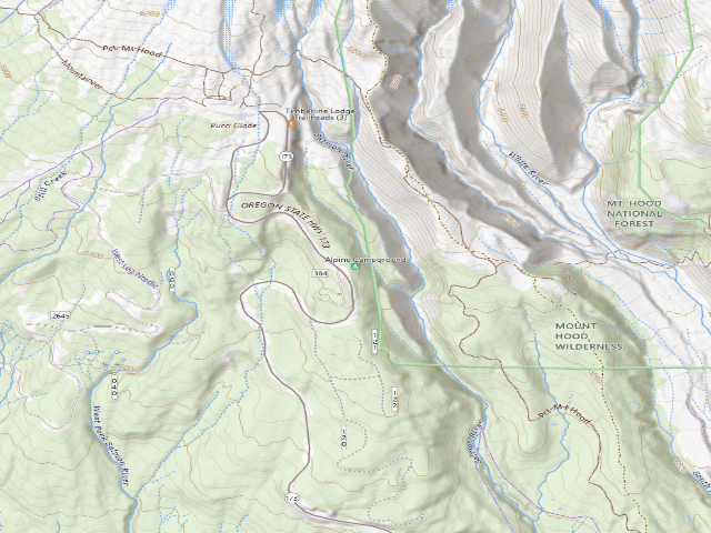 USGS topographic map of Alpine