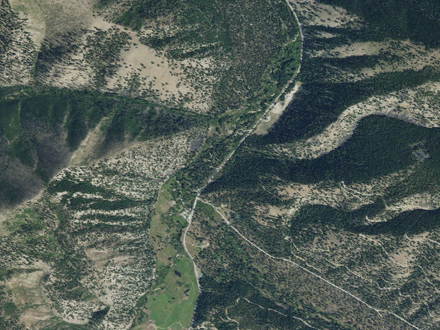 Aerial image of Alta Campground