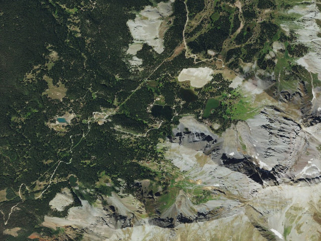 Aerial image of Alta Lakes Campground (Dispersed)
