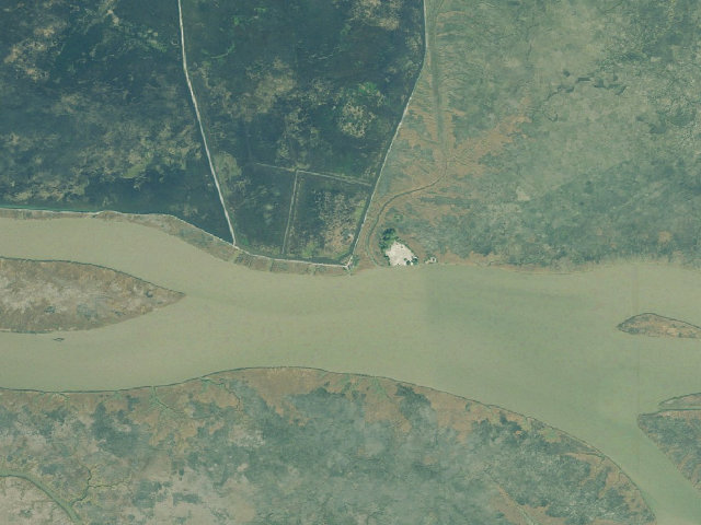 Aerial image of Altamaha WMA - Piney Island Primitive Camp